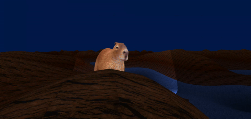 Captura de pantalla del videojuego Look for the Capy